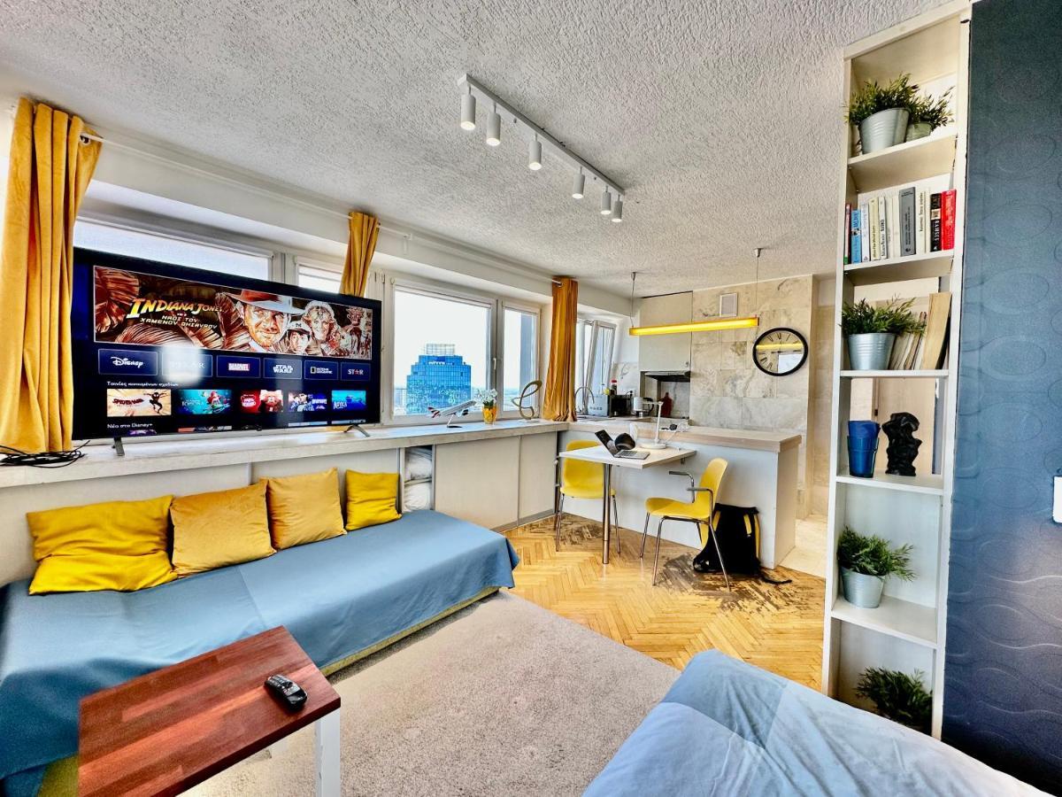 Sun Clima/Ac Metro X2 Fast Wifi 500 Mbs 70'Tv Netflix Appletv Hbo Lägenhet Warszawa Exteriör bild