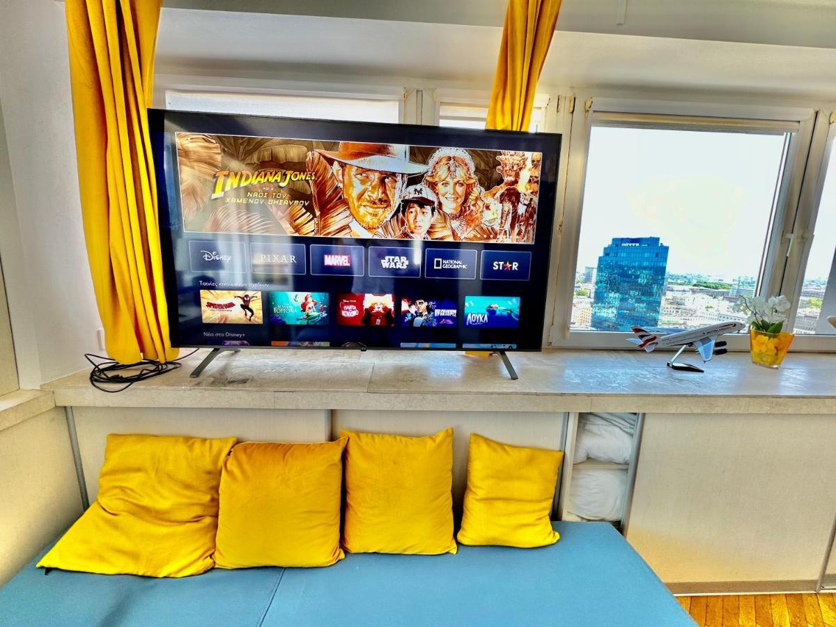 Sun Clima/Ac Metro X2 Fast Wifi 500 Mbs 70'Tv Netflix Appletv Hbo Lägenhet Warszawa Exteriör bild